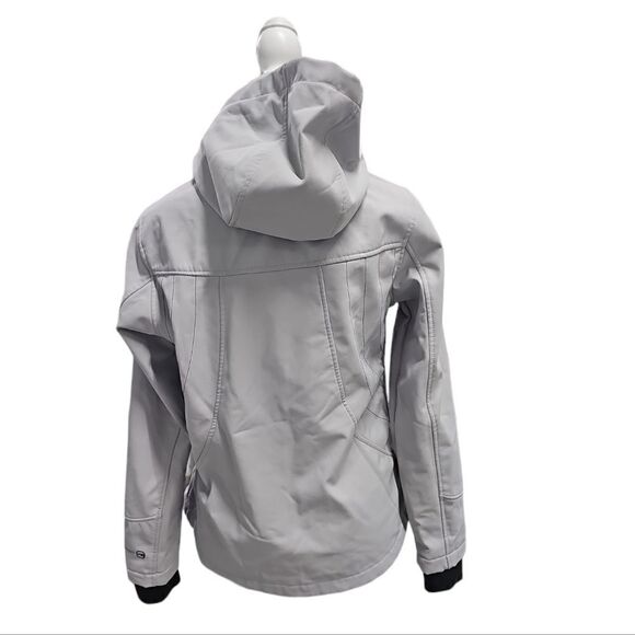 Free Country Aeris II Super Softshell Jacket, Gray, Size Medium - Picture 5 of 15